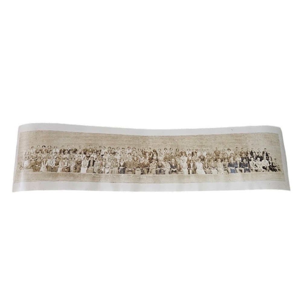 Antique 1924 Stadium High Summer School Tacoma WA Panoramic Photo